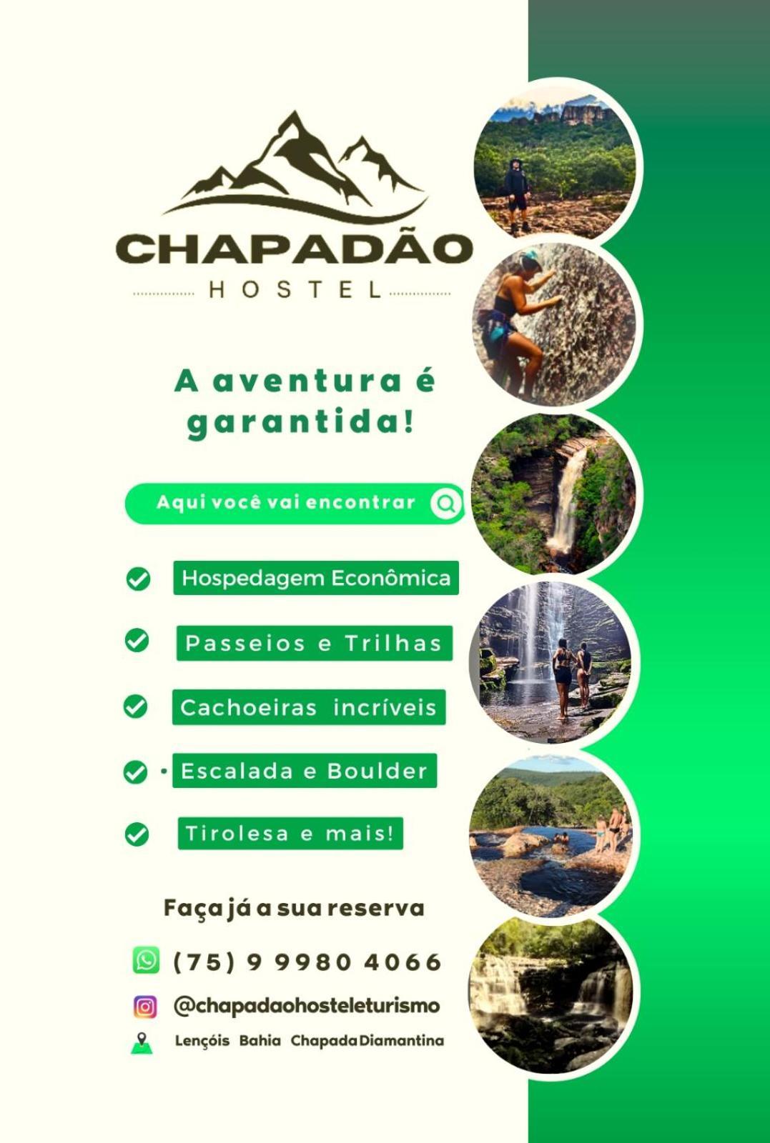 Chapadao Hostel Lencois Exterior foto